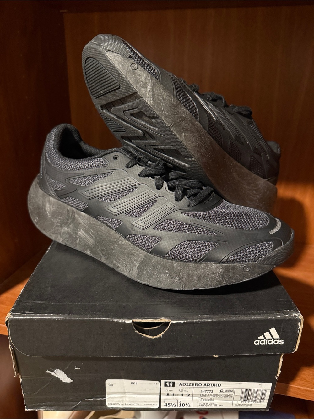 adidas Men’s Adizero Aruku - Black